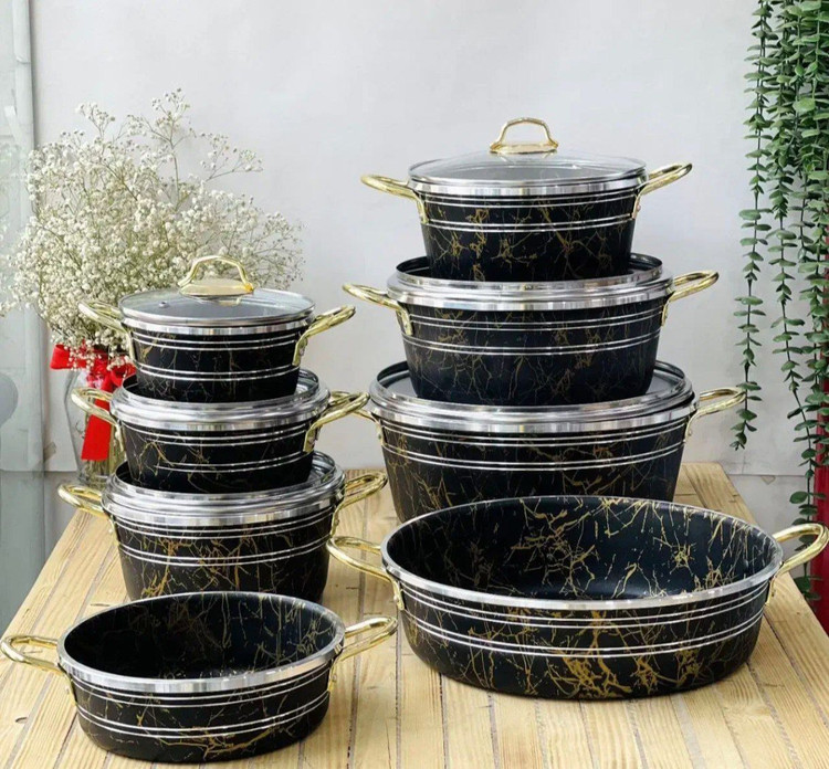 سرویس14پارچه طرح چدن فورج ماربل