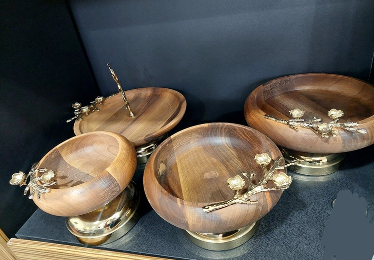 سرویس چوبی پذیرایی طرح شکوفه